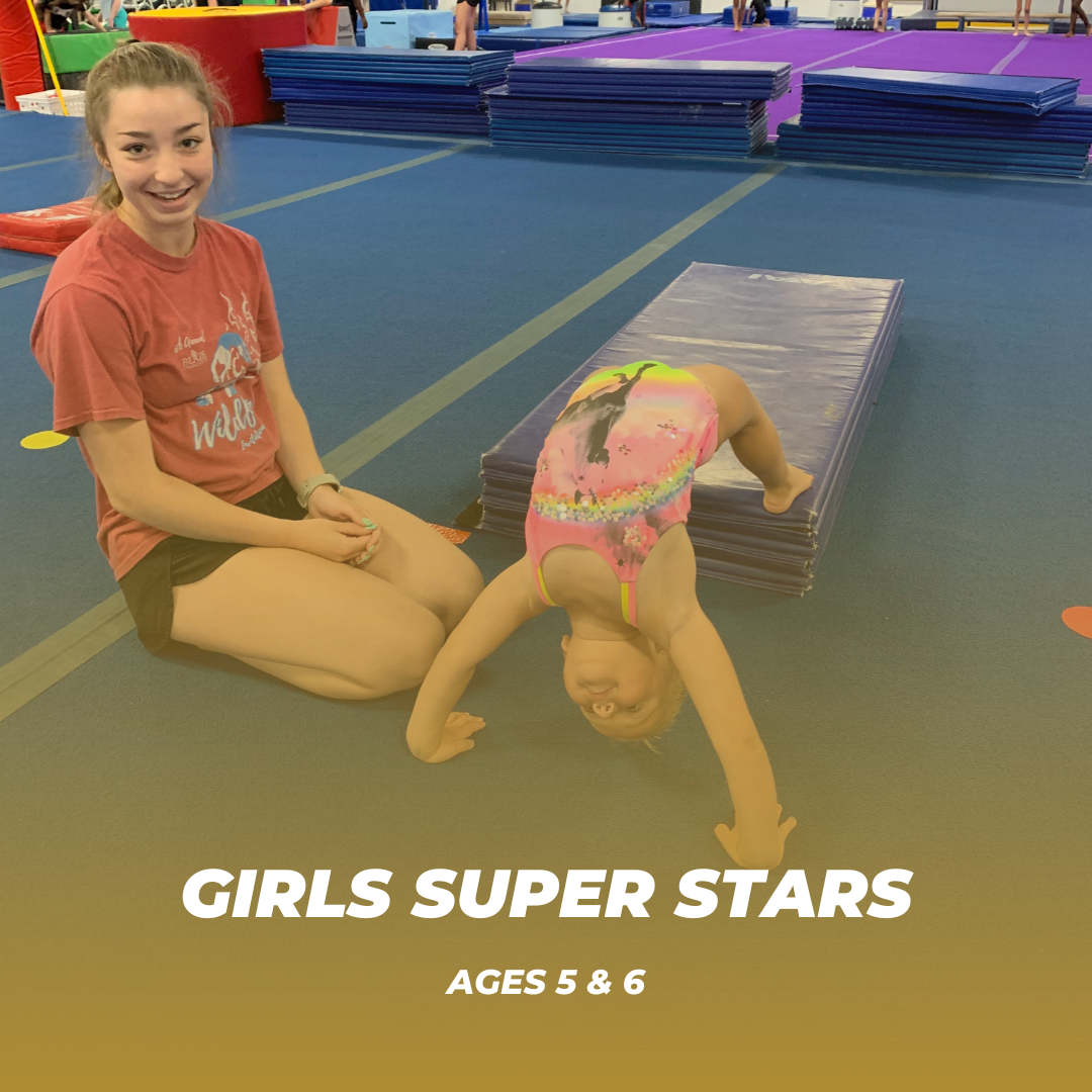 Girls Super Stars - Ages 5 and 6 Year Olds